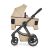 Petite & Mars ICON 2in1 Mocha Beige Stroller Bassinet Side View