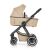 Petite & Mars ICON 2-in-1 Stroller Mocha Beige bassinet side view