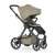 Petite & Mars ICON 2in1 stroller in Mossy Green XXL RWS, side view with sport seat