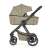 Petite & Mars ICON 2in1 stroller in Mossy Green XXL RWS, side view with bassinet
