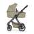 Petite & Mars ICON 2in1 stroller in Mossy Green XXL RWS, side view with bassinet