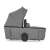 Close-up of the Petite & Mars ICON 2in1 stroller Dove Grey XXL RWS bassinet