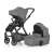 Petite & Mars ICON 2in1 stroller Dove Grey XXL RWS with bassinet and seat unit