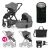 Petite & Mars ICON 2-in-1 Stroller full set with accessories