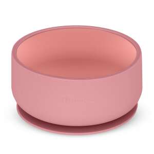 Petite &Mars Kétszínű szilikon tál Take&Match Dusty Rose 6m+