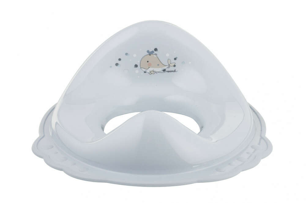 Maltex WC szűkítő fogantyúval Bálna Minimal - satin blue