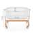 Petite & Mars Glory 2in1 Adjustable Baby Crib with Cradle Function, dimensions