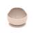 Petite & Mars TAKE&MATCH silicone bowl in Desert Sand with suction base