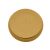 Bottom view of Petite & Mars Intense Ochre silicone baby plate with suction cup