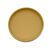 Petite & Mars Intense Ochre silicone baby plate with raised edge