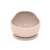 Petite & Mars TAKE&MATCH silicone bowl with suction cup, Desert Sand color