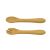 Petite & Mars Okker Silicone Baby Spoon and Fork