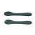 Petite & Mars TAKE&MATCH silicone spoon and fork set in Misty Green, for babies 6 months and older