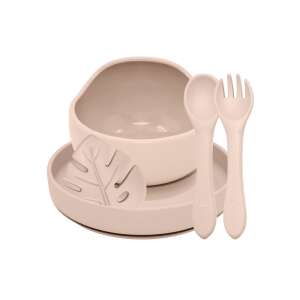 Petite &amp; Mars Silicone dinnerware set TAKE&amp;MATCH 4 pcs Desert Sand 6hó+ 102976682 - Children's dinnerware set