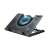 Chladiaci stojan pre notebook Trust GXT 1125 Quno s 5 osvetlenými ventilátormi, nastaviteľným uhlom a odnímateľným stojanom na telefón