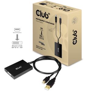 CLUB3D Mini Displayport - DVI-D Dual-Link active adapter (CAC-1130) 135503318 - Club3D