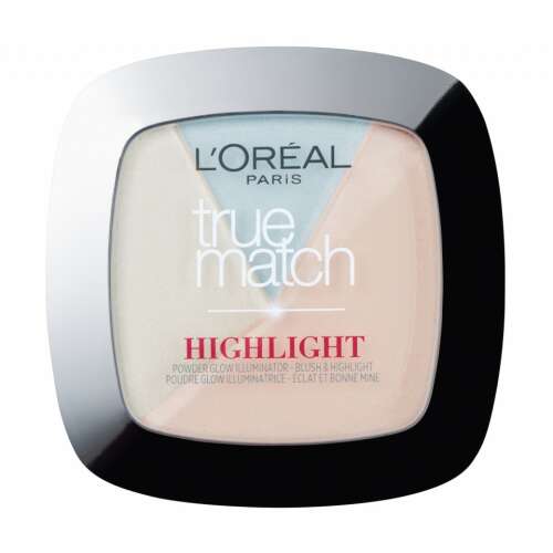 L'Oreal True Match Highlight pudră iluminatoare 3 în 1, blush și iluminator