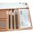 SFR Color Brows Palette eyebrow makeup kit with 5 shades, eyebrow pencil, brush, and stencils