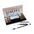 Iman of Noble Brow Parlour Eyebrow Makeup Kit, 01, with 10 shades of eyeshadow, eyebrow wax, tweezers, brush, and stencil