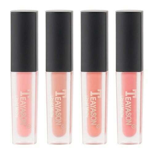 Teayason Liquid Matte Lipstick Set, 4 shades, Baby Got Peach