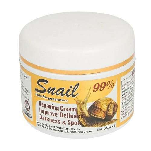 Snail 99% Skin Re-generation Repairing Cream, 80g, Improve Dellness Darkness & Spots, Containing Snail Secretion Filtrates, Skin Elasticity Increasing & Repairing Cream