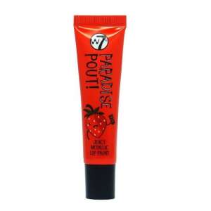 W7 Paradise Pout Juicy Металик червило за устни с вкус на ягода, 13 ml - Уста