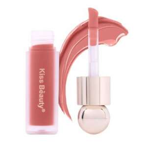 Kiss Beauty Velvet Liquid Blush, Farbton 03, 7 ml, flüssiger Rouge, cremiger Rouge, Rouge Make-up, natürlicher Rouge, langanhaltender Rouge, einfache Anwendung - Redigieren