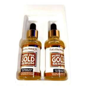 2 pack Wokali Pure 24K Gold Serum, anti-wrinkle, whitening skin, with sheep placenta and collagen, 2 x 50 ml - Face serum