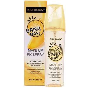 Kiss Beauty Banánový fixačný sprej na make-up, hydratačný, protizápalový, osviežujúci, 150 ml - Fixátor make-upu