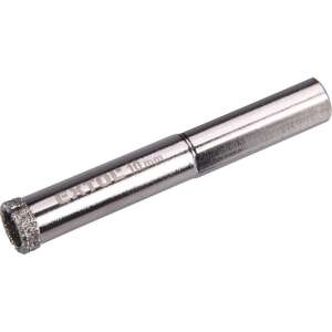 EXTOL PREMIUM 10 mm Lochfräser für Glas, Keramik und Fliesen, Diamant-Schneidekante, 65 mm lang, für Bohrmaschine - Extol