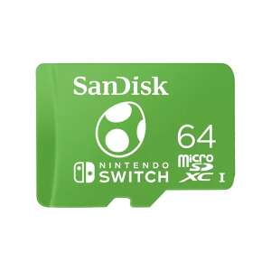 Sandisk 64GB Micro SDXC Class 10 UHS-I memóriakártya Nintendo Switch-hez - SanDisk