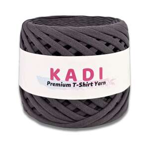 KaDi Extra Small 3-5 mm T-Shirt Yarn, 110 m, Dark Grey - Art & Craft