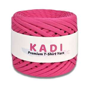 KaDi Small 5-7 mm Fuchsia T-Shirt Yarn, 110m, 100% Cotton, Oeko-Tex Certified, Made in Romania - KaDI Yarn