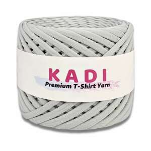 KaDi Small 5-7 mm Light Grey T-Shirt Yarn, 110m, 100% Cotton - KaDI Yarn