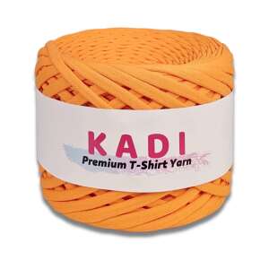 KaDi Small 5-7 mm Orange T-Shirt Yarn, 110 m, 100% Cotton - KaDI Yarn