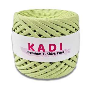 KaDi Small 5-7 mm T-Shirt Yarn, 110 m, 100% Cotton, Salad Green - KaDI Yarn