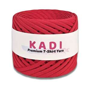 KaDi Medium 7-9 mm Red T-Shirt Yarn, 110 m, 100% Cotton, Oeko-Tex Certified - Art & Craft