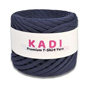 KaDi Medium 7-9 mm T-Shirt Yarn, 110 m, 100% Cotton, Navy Blue - Art & Craft