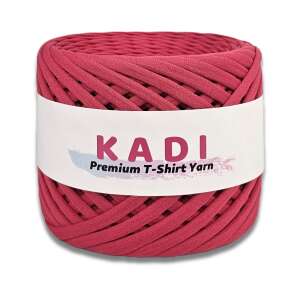 KaDi Premium T-Shirt Yarn, Viva Magenta, 7-9 mm, 110 m, 100% cotton, crochet yarn, knitting yarn, macrame yarn - Art & Craft