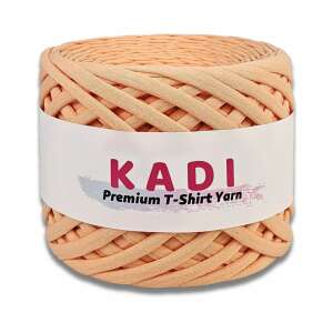 KaDi Premium T-Shirt Yarn, Peach color, 7-9 mm, 110 m, 100% cotton, for crocheting, knitting, macrame - Art & Craft