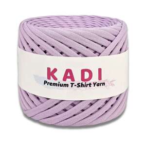 KaDi Large 9-11 mm Lavender T-Shirt Yarn, 110m, 100% Cotton, Oeko-Tex Certified - Art & Craft