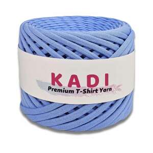 KaDi Large 9-11 mm Sky Blue T-Shirt Yarn, 110 m, 100% Cotton, Oeko-Tex Certified - Art & Craft