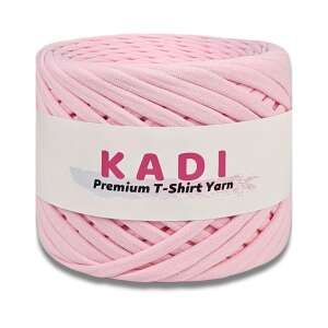KaDi Large 9-11 mm Pink Pastel T-Shirt Yarn, 110 m, 100% Cotton, Oeko-Tex Certified - Art & Craft