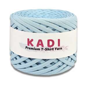 KaDi Large 9-11 mm Premium T-Shirt Yarn in Polar Sky Blue, 110 meters, 100% cotton - Art & Craft