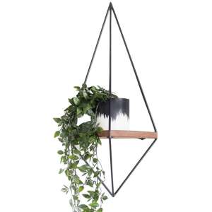 Рафт Evila Originals 792EVL2743, 23x60 cm, дърво/метал Luc, кафяв/черен