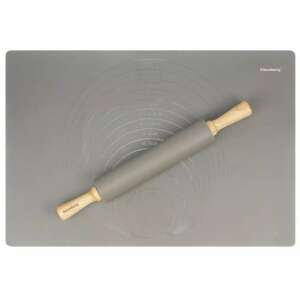 Klausberg KB 7597 Dough Mat and Rolling Pin Set, 2-piece, 60x40, Silicone and Wood 103002245 - Rolling Pin