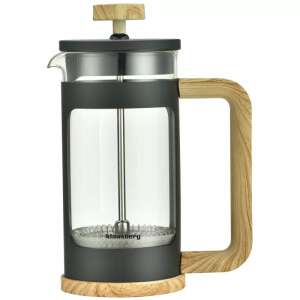 Klausberg KB 7679 French Press, 350 ml, Glas und Holz Design - Klausberg