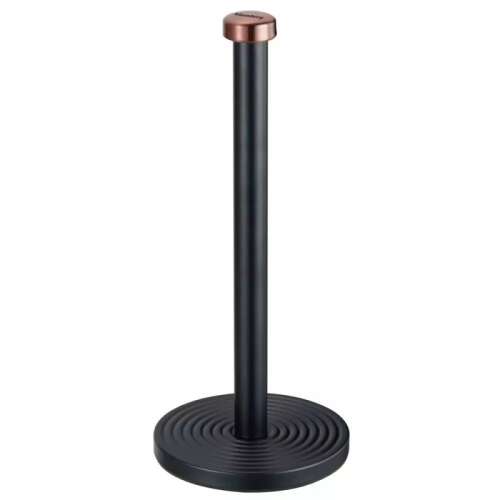 Klausberg KB 7715 Stojak na papier kuchenny czarny z miedzianym wykończeniem