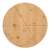 Kinghoff KH 1565 bambusz pizzavágó deszka, 35 cm, 6 szelet