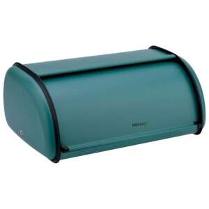 Kinghoff Pojemnik na chleb - Stal - Turkusowy - 36 cm 103002539 - Koszyk na chleb